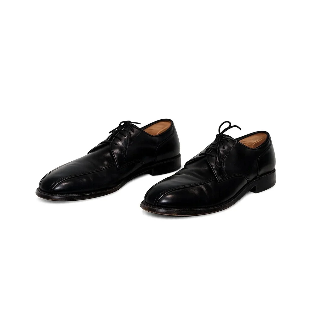 FootJoy Classics Dress Shoes Mens 11 B Black Good Split Toe Leather‎ USA
